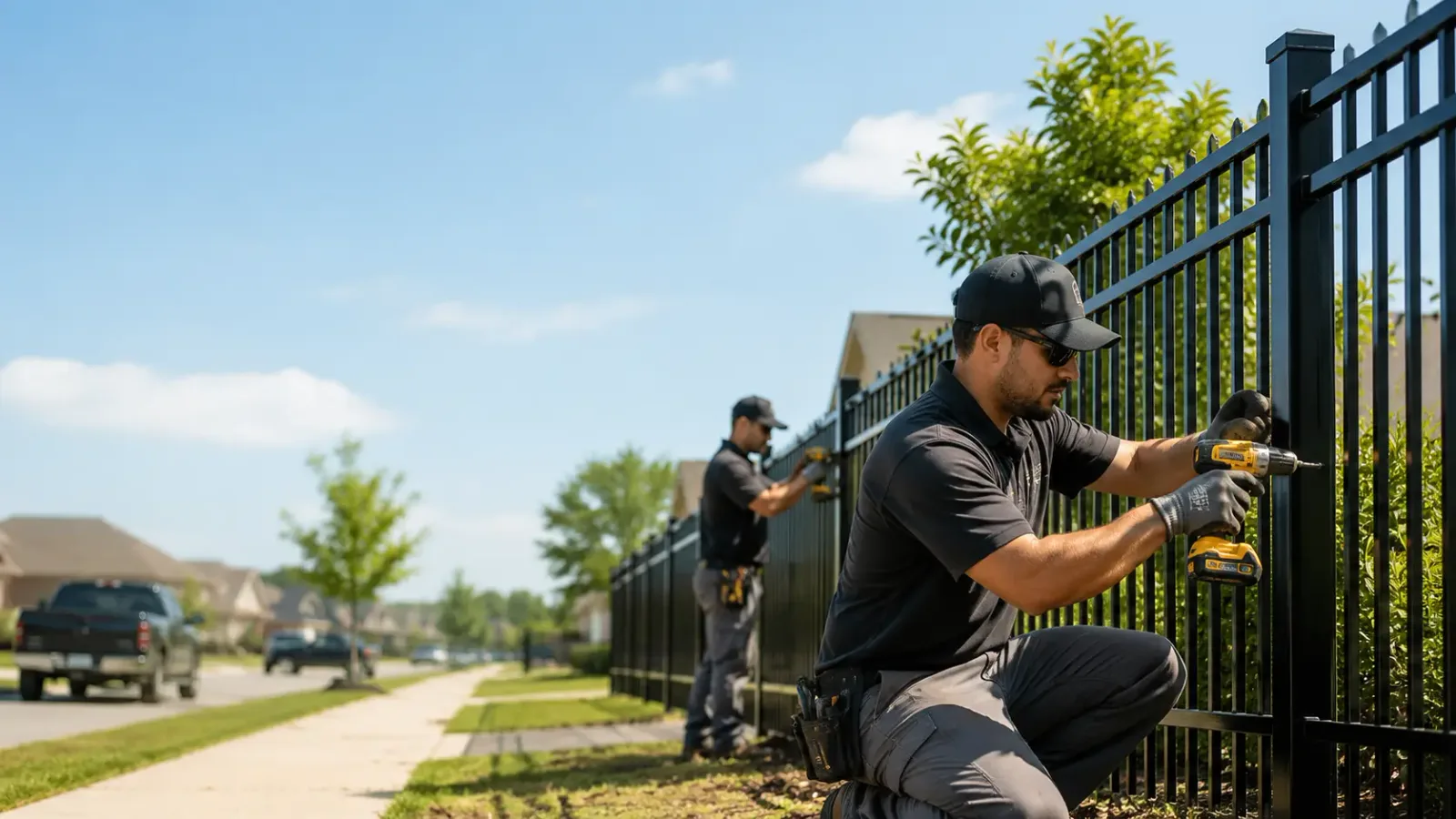 Metal Fence Installation in Falmouth, KY